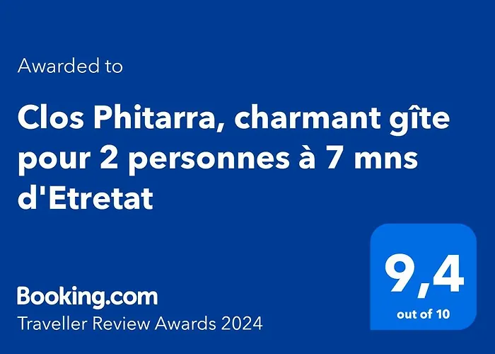Clos Phitarra, Charmant Gite Pour 2 Personnes A 7 Mns D\'Etretat